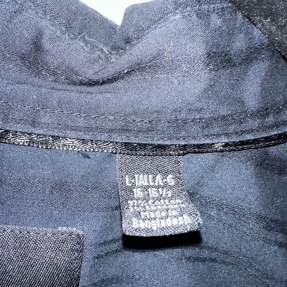 J. Ferrar men's Modern Fit long sleeve dress shirt  size XL 17-17.5 neck - Picture 3 of 5